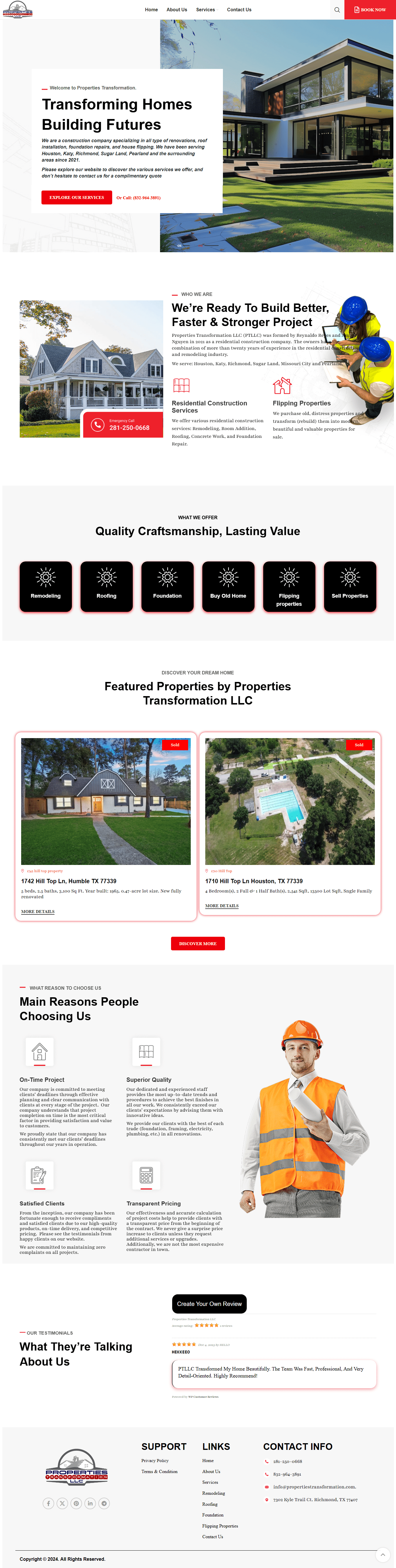 Properties Transformation LLC