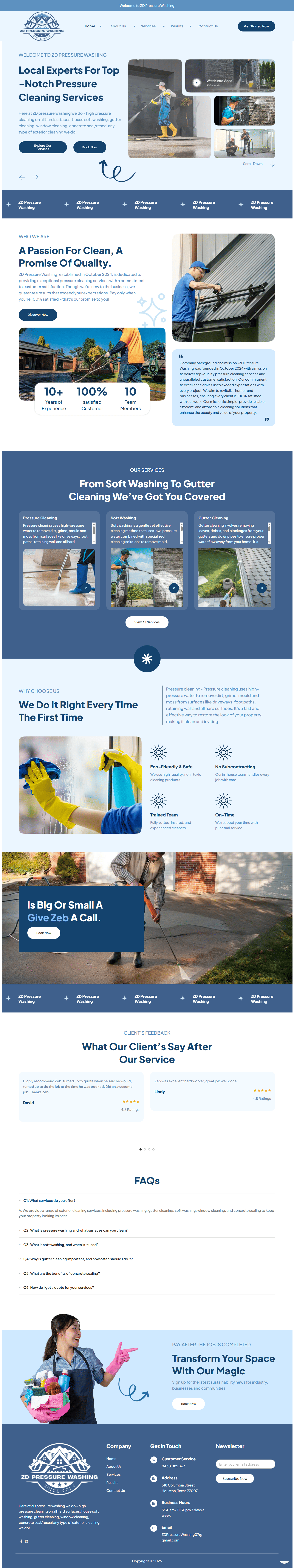ZD Pressure Washing